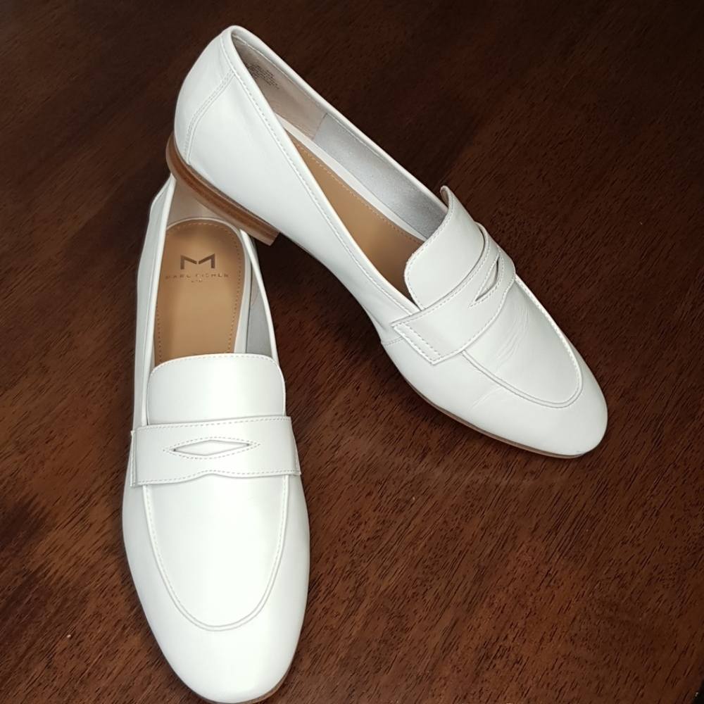 Marc Fisher Cream Loafers